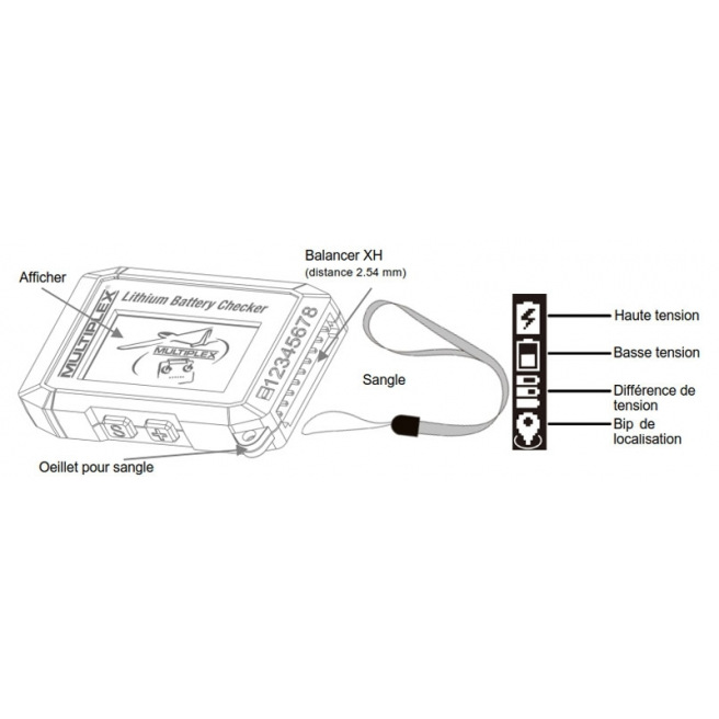 Testeur de batterie 'Lithium' ROXXY