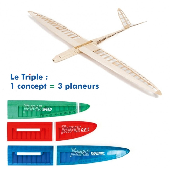 Planeurs Triple Speed, RES ou Thermic - AeroNaut