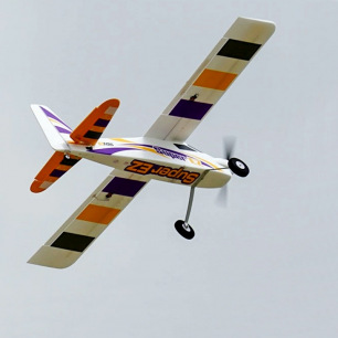 Avion Trainer SUPER EZ V4 PNP avec flotteurs de FMS