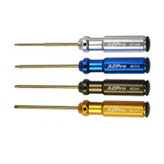 Set de 4 tournevis BTR 1,5 / 2 / 2,5 / 3mm - A2Pro Set de 4 tournevis BTR 1,5 / 2 / 2,5 / 3mm - A2Pro