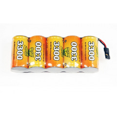 Pack d'accus NiMh 6.0 V 3300mAh pour récepteur - A2Pro Pack d'accus NiMh 6.0 V 3300mAh pour récepteur - A2Pro