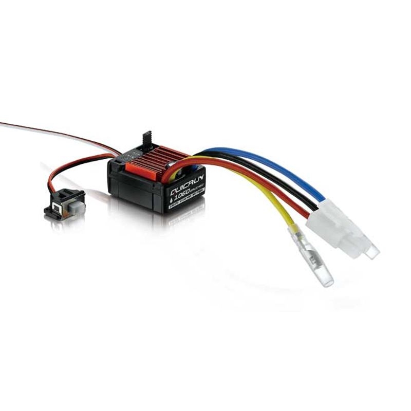 Hobbywing QuicRun WP10BL60 – Régulateur Brushless 60A Pour Voiture RC 1/10, Capteur, 360A Max