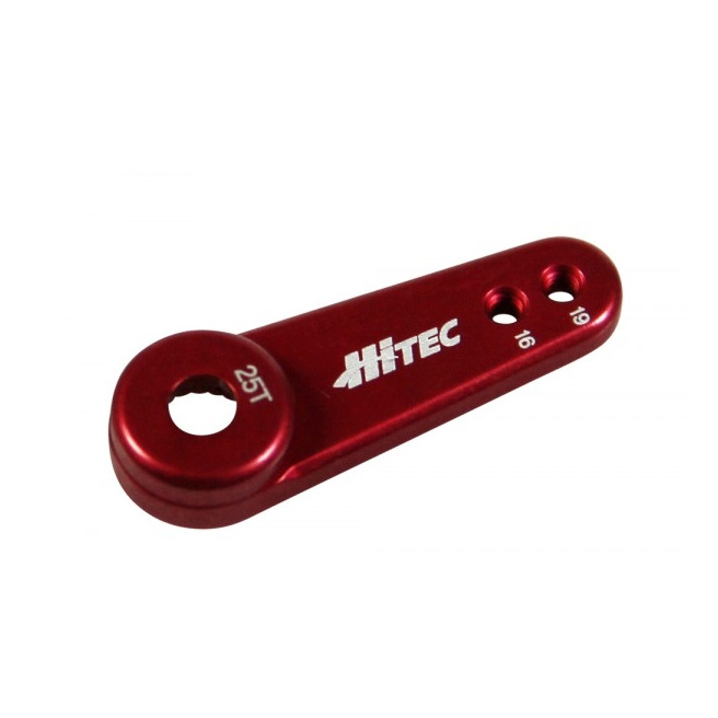 Palonnier de servo en métal rouge - Hitec (R-ML25)