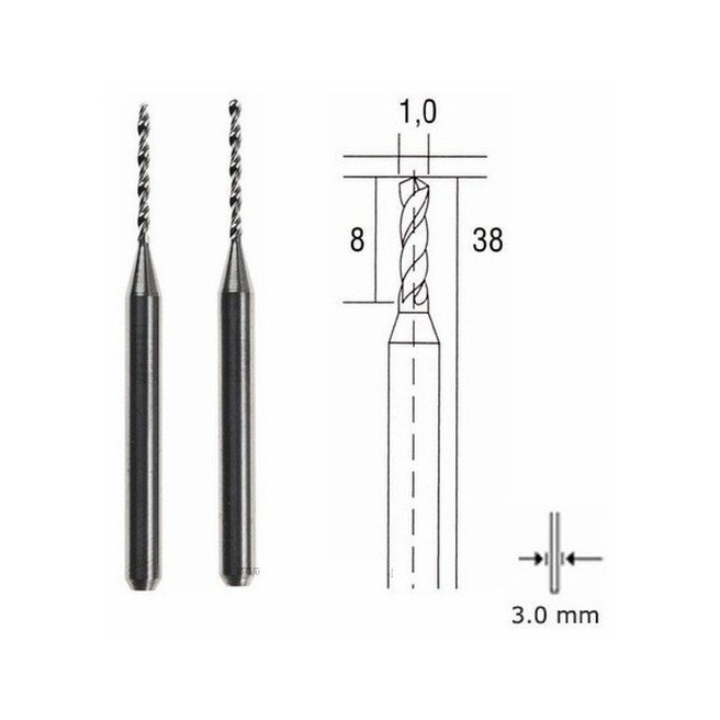 Micro-forêts et fraises en acier - PROXXON