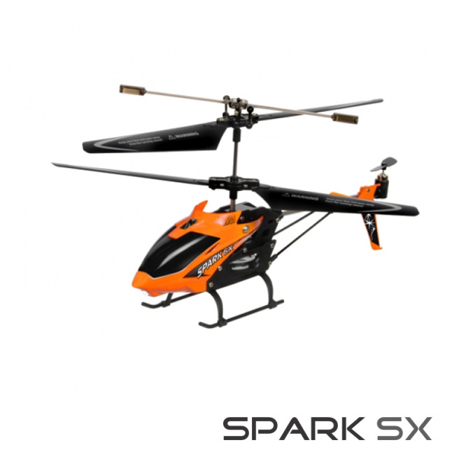 Hélicoptère Spark SX orange de T2M