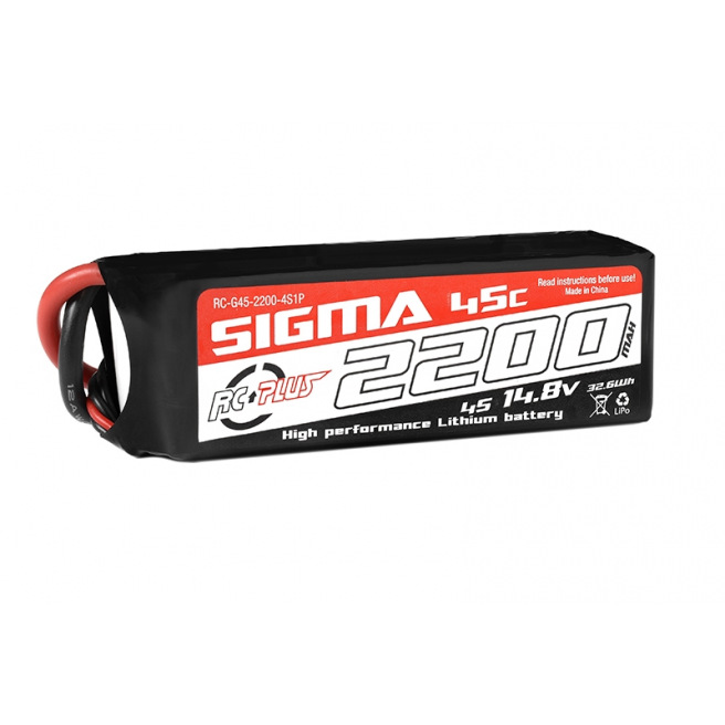 Batteries LiPo Sigma 45C de 2 à 4S