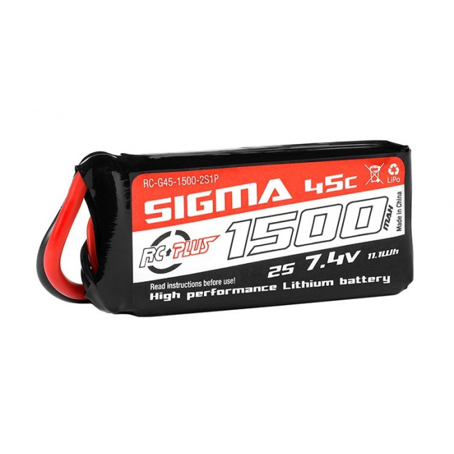 Batteries LiPo Sigma 45C de 2 à 4S