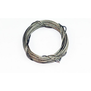 Câble en acier inox tressé 0.7mm de A2PRO - Longeur 5 mètres Câble en acier inox tressé 0.7mm de A2PRO - Longeur 5 mètres