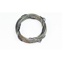 Câble en acier inox tressé 0.7mm de A2PRO - Longeur 5 mètres Câble en acier inox tressé 0.7mm de A2PRO - Longeur 5 mètres