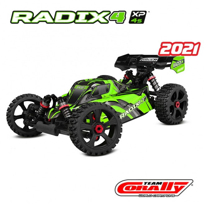 Buggy RADIX 4 XP - 1/8 EP RTR - Brushless Power 4S de Team Corally