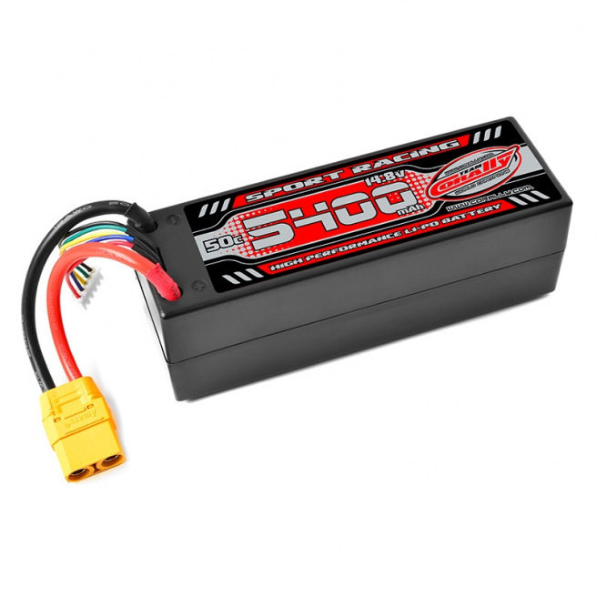 Batterie LiPo 4S 5400Mah 50C 14,8V Sport Racing - Team Corally