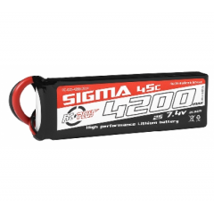 Batteries LiPo Sigma 45C de 2 à 4S