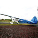 Avion Flamingo Airline Bleu