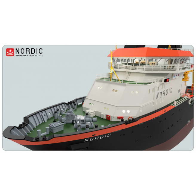 Bateau remorqueur Nordic Tug Boat 1/72 de  Türkmodel