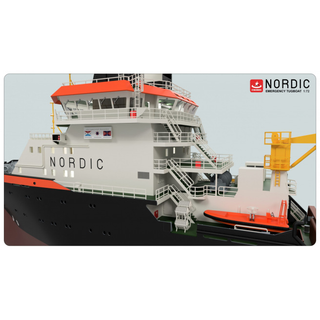 Bateau remorqueur Nordic Tug Boat 1/72 de  Türkmodel