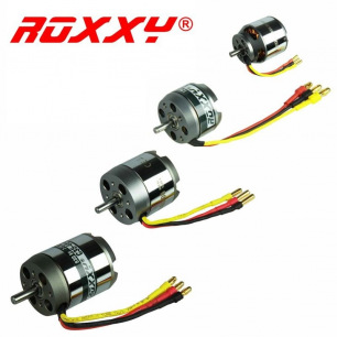 Moteurs électriques Brushless ROXXY - diamètre 28 à 60 mm - LiPo 2 à 12S
